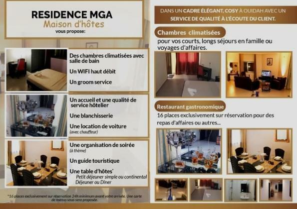 Residence Mga Hotel Ouidah ภายนอก รูปภาพ