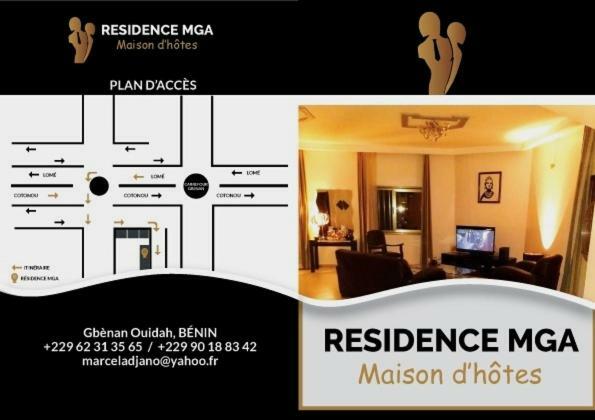 Residence Mga Hotel Ouidah ภายนอก รูปภาพ